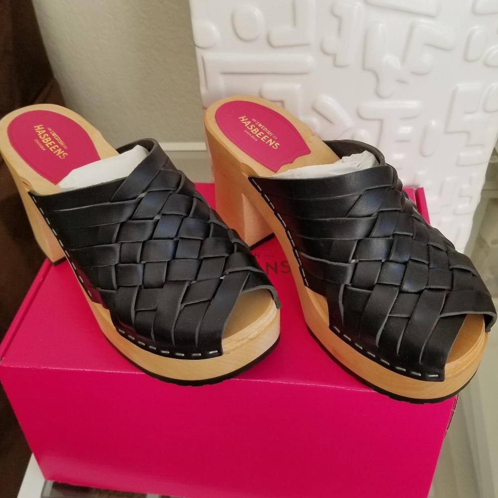 Nwt | Swedish Hasbeens | Monika Clog | Sz 38 - image 3